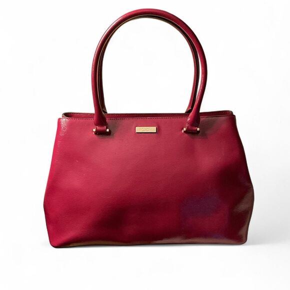 Deep Red Kate Spade Leather Purse - Picture 1 of 3